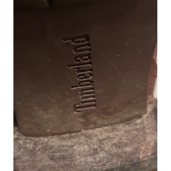 Timberland Southerlin Bay Mid-back Zip Slouch Boot Brown Leather Women's Size 11 - Picture 13 of 15